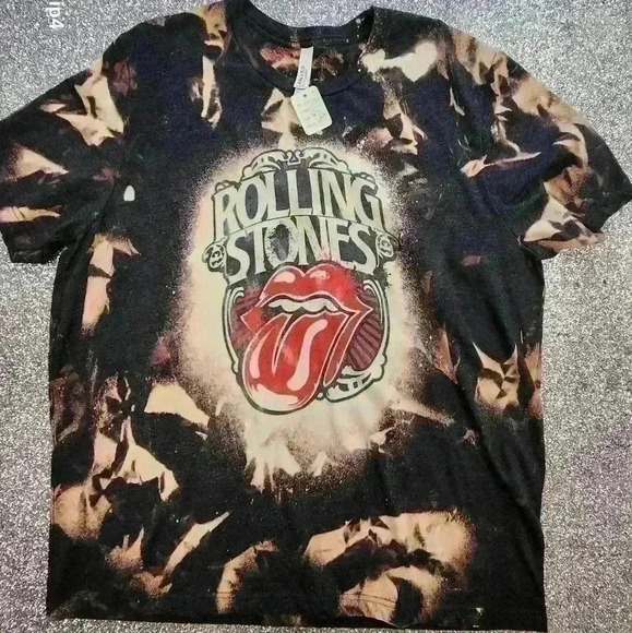 Rolling  stones distressed t shirt - Picture 1 of 3
